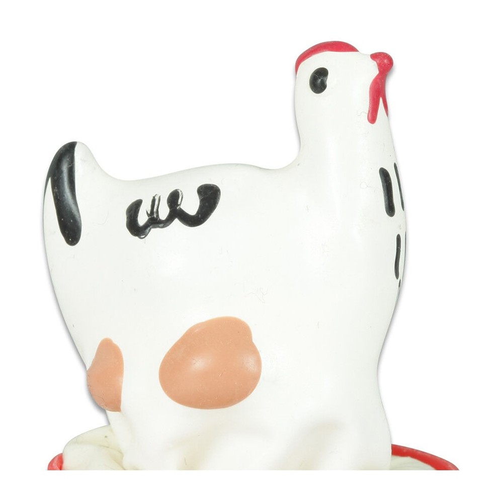 CONDOMERIE - PRESERVATIVOS NOVIDADES PINTADOS À MÃO GALINHA BRANCA