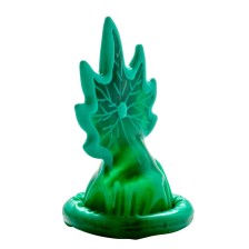 CONDOMERIE - PRÉSERVATIFS FANTAISIE PEINTS À LA MAIN CANNABIS MODÈLE 1