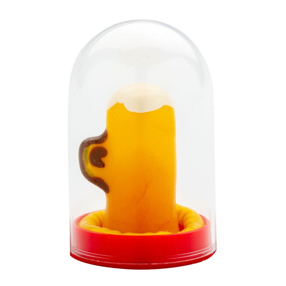 CONDOMERIE - PRESERVATIVOS NOVIDADES PINTADOS À MÃO COPO DE CERVEJA