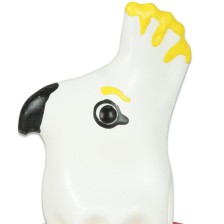CONDOMERIE - PRESERVATIVOS NOVIDADES PINTADOS À MÃO PAPAGAIO BRANCO