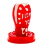 CONDOMERIE - PRÉSERVATIFS FANTAISIE PEINTS À LA MAIN EN FORME DE CŒUR - JE T'AIME MODÈLE 1