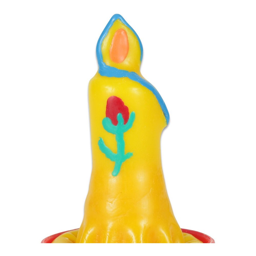 CONDOMERIE - BOUGIE PRÉSERVATIF FANTAISIE PEINTE À LA MAIN