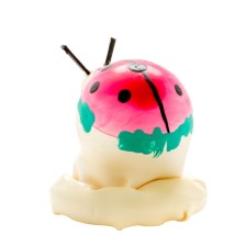 CONDOMERIE - PRESERVATIVOS NOVIDADE PINTADOS À MÃO LADYBIRD MODELO 1