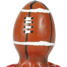 CONDOMERIE - PRESERVATIVI NOVITÀ DIPINTI A MANO PALLONE DA RUGBY