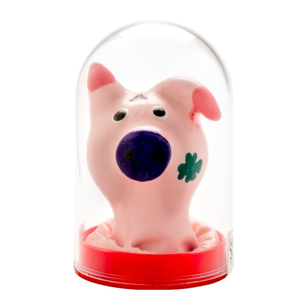 CONDOMERIE - PRÉSERVATIFS FANTAISIE PEINTS À LA MAIN TÊTE DE COCHON