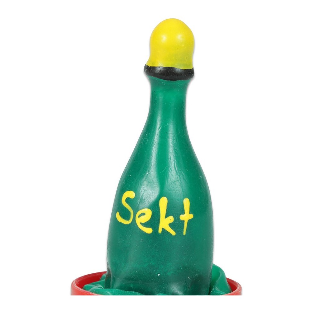 CONDOMERIE - HANDPAINTED NOVELTY CONDOMS CHAMPAGNE
