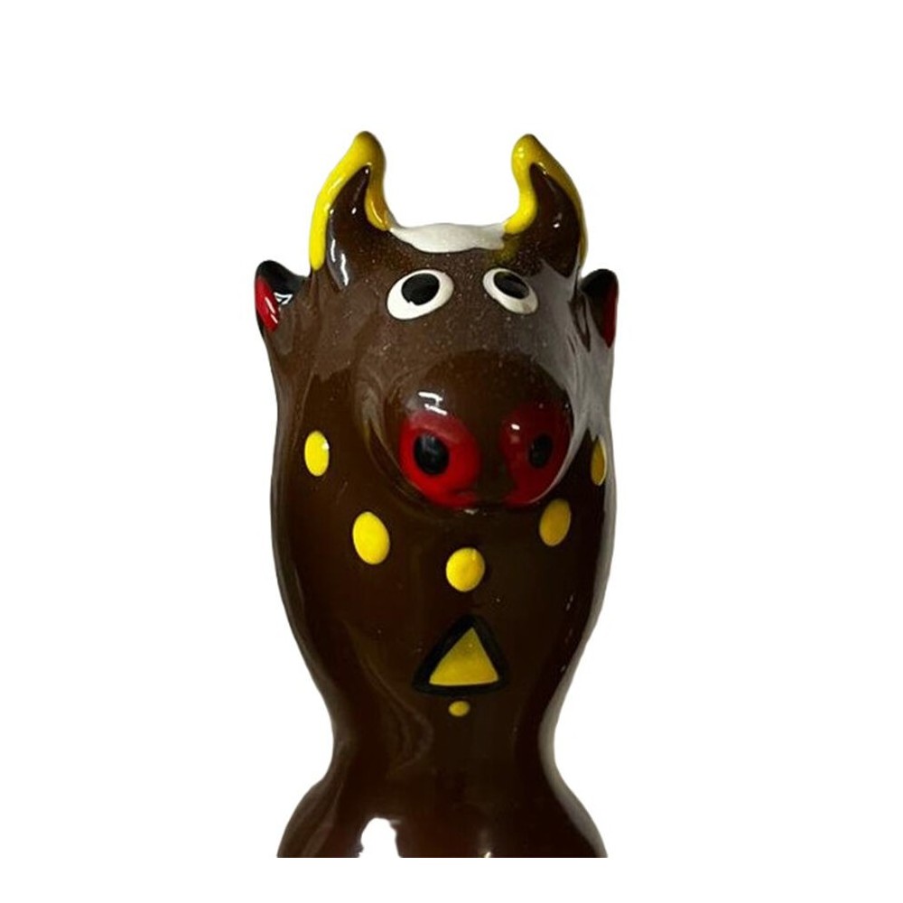 CONDOMERIE - PRESERVATIVI NOVITÀ DIPINTI A MANO BULL BLACK MODELLO 2