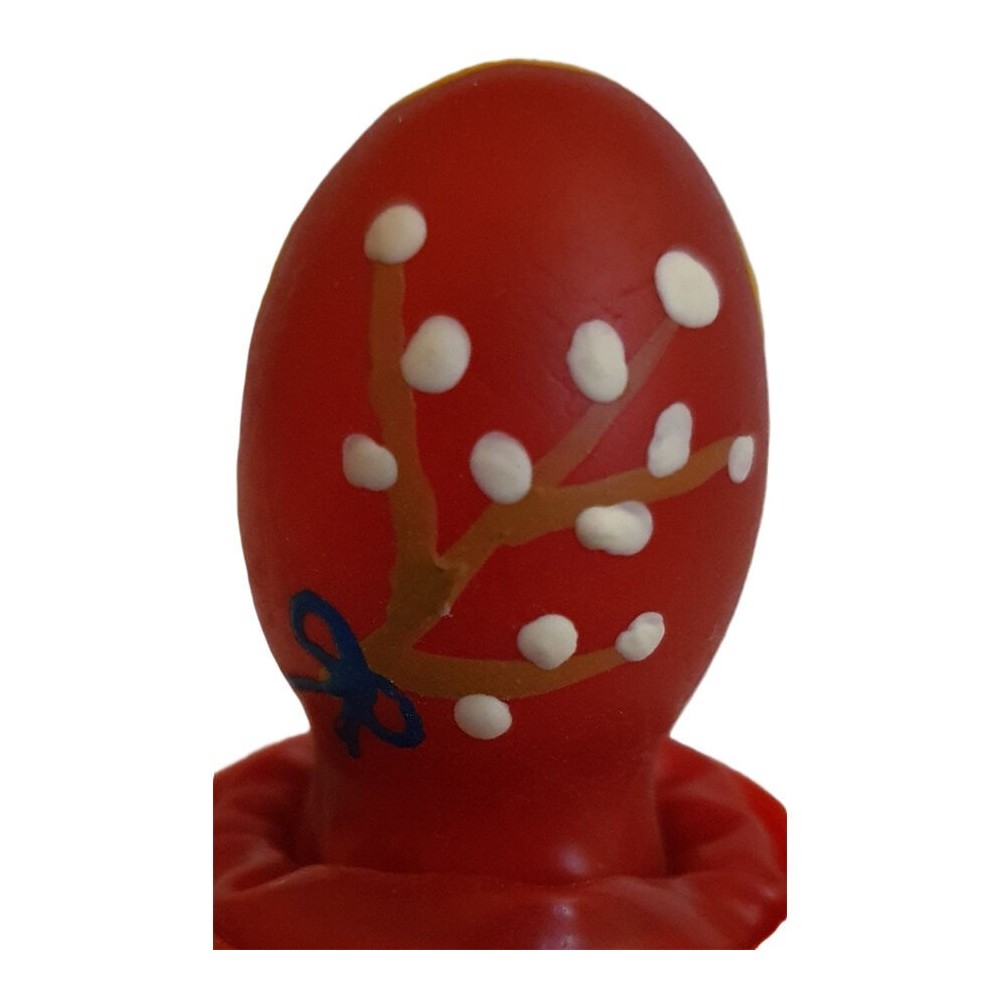 CONDOMERIE - PRESERVATIVI NOVITÀ DIPINTI A MANO ROSSO UOVO DI PASQUA
