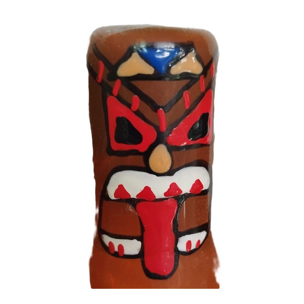 CONDOMERIE - PRESERVATIVI NOVITÀ DIPINTI A MANO TIKI TOTEM-01