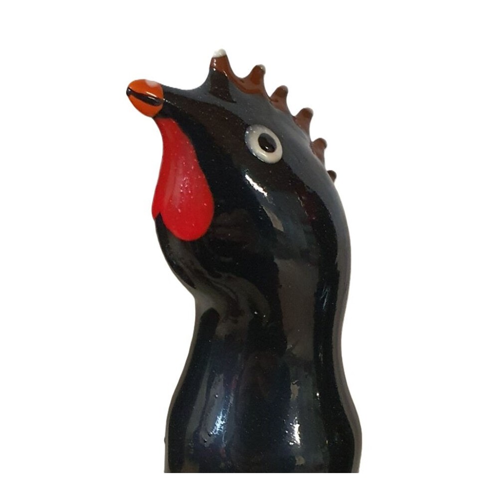 CONDOMERIE - PRÉSERVATIFS FANTAISIE PEINTS À LA MAIN COQ NOIR