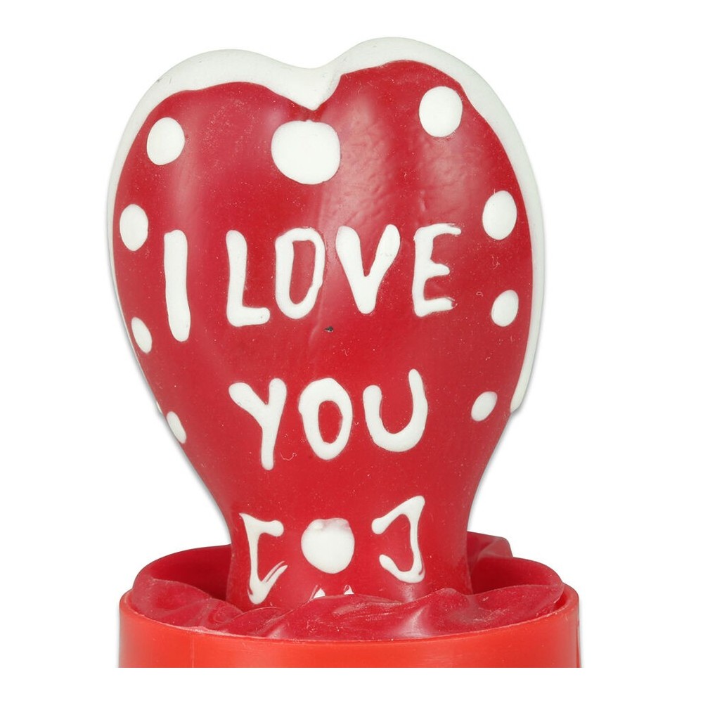 CONDOMERIE - HANDPAINTED NOVELTY CONDOMS HEART - I LOVE YOU MODEL 2