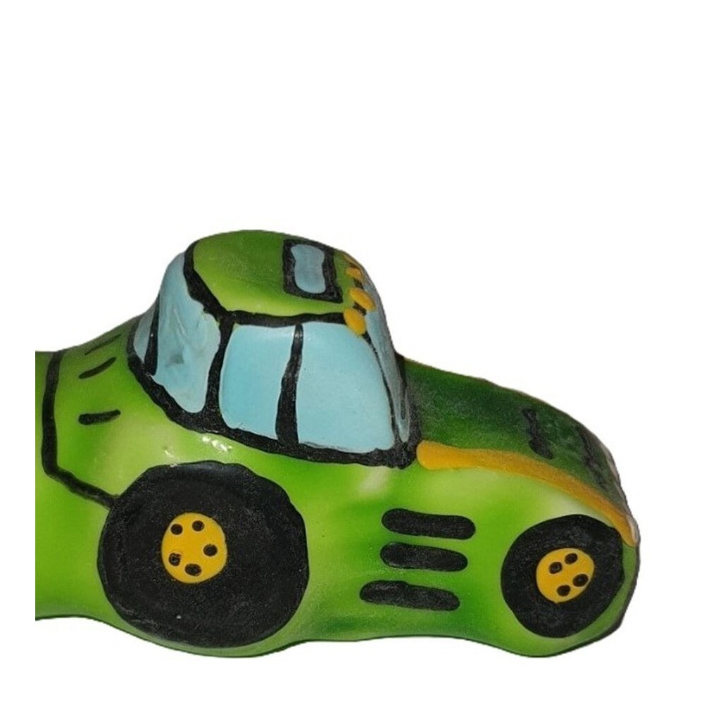 CONDOMERIE - HANDPAINTED NOVELTY CONDOMS TRACTOR GREEN XL