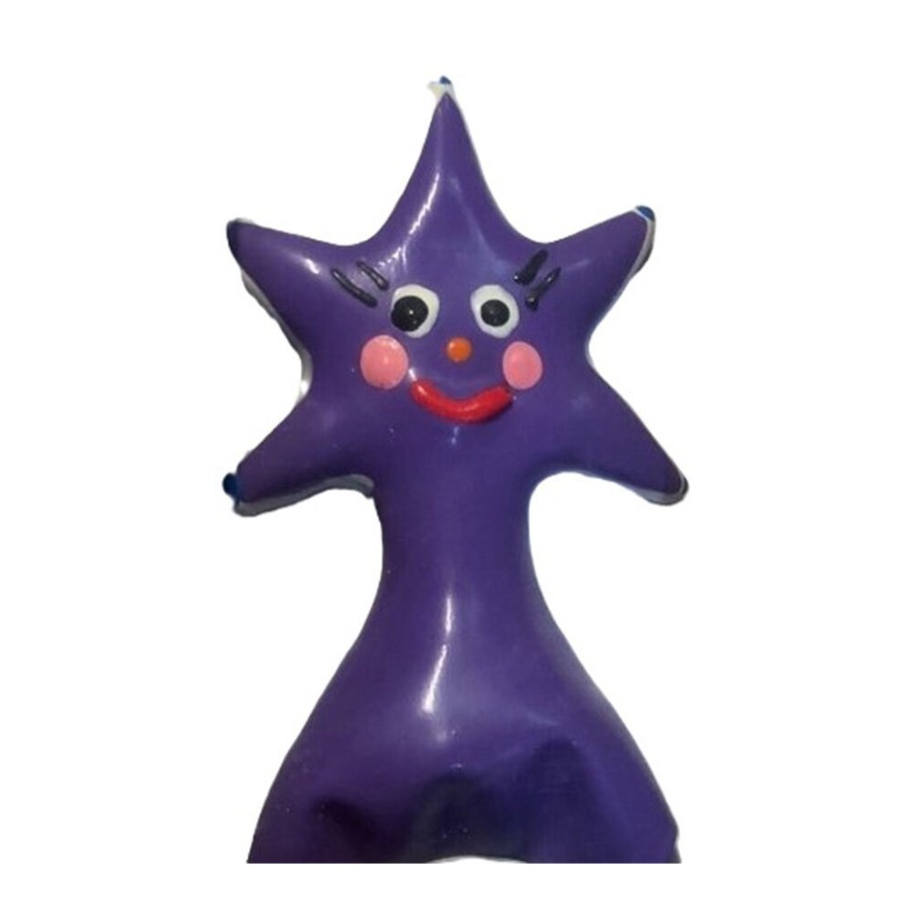CONDOMERIE - HANDPAINTED NOVELTY CONDOMS HAPPY STAR XL