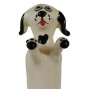 CONDOMERIE - HANDPAINTED NOVELTY CONDOMS HAPPY WHITE DOG XL