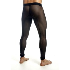 MOB - SCHWARZE TRANSPARENTE STRUMPFHOSEN GRÖSSE S