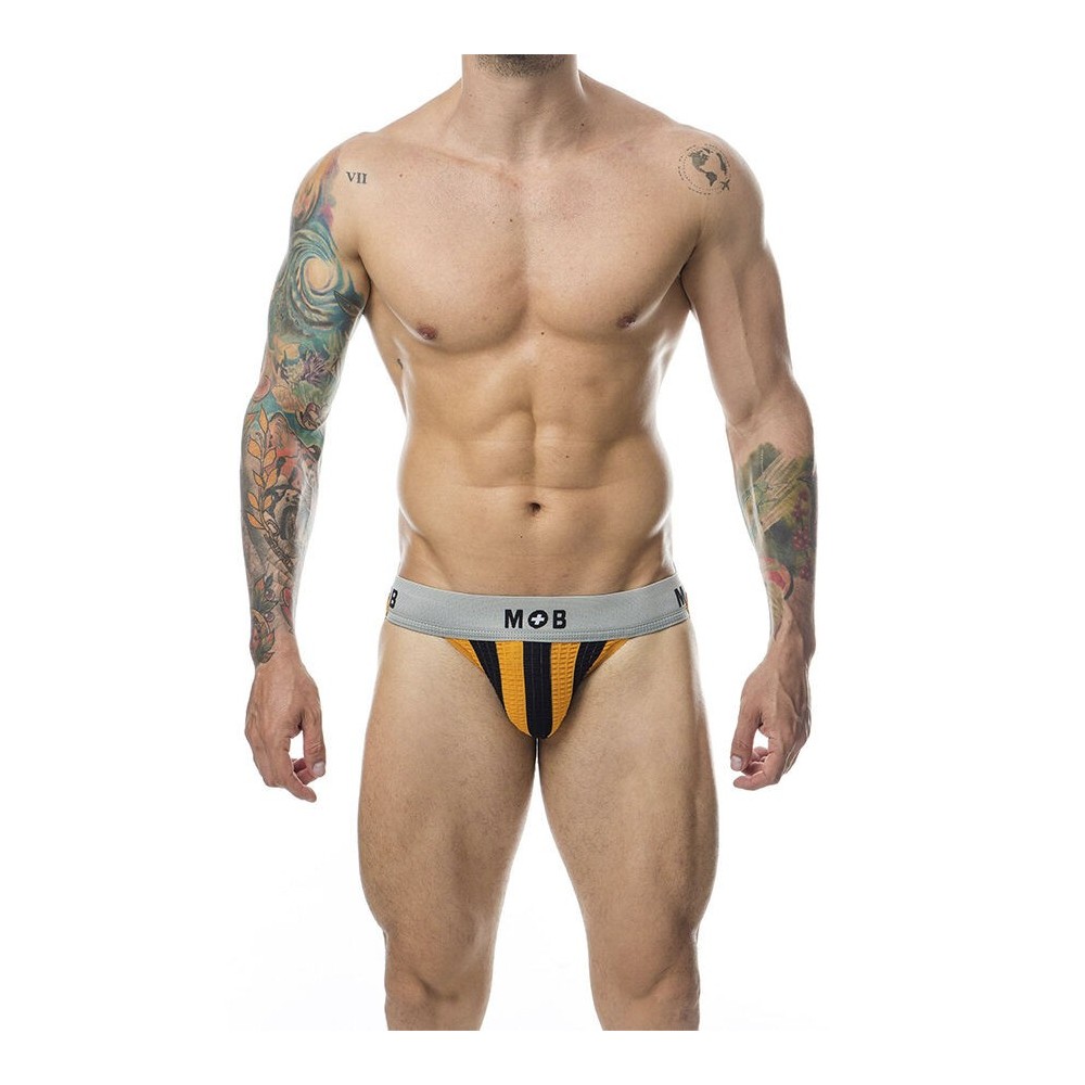 MOB - CALÇA CLASSIC JOCK STRIPE LARANJA TAMANHO G