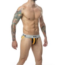 MOB - CALÇA CLASSIC JOCK STRIPE LARANJA TAMANHO G