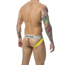 MOB - JOCK CLASSIQUE À RAYURES JAUNE TAILLE XL