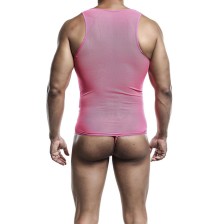 MOB - TRANSPARENT PINK BODYSHEER SIZE L/XL