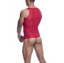 MOB - RED TRANSPARENT BODYSHEER SIZE L/XL