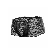 MOB - BOXER DE RENDA PRETA TAMANHO P/M