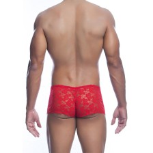MOB - BOXER EN DENTELLE ROUGE TAILLE L/XL