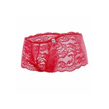 MOB - BOXER EN DENTELLE ROUGE TAILLE S/M