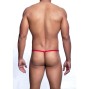MOB - ROTER TRÄNENFÖRMIGER TANGA GRÖSSE L/XL