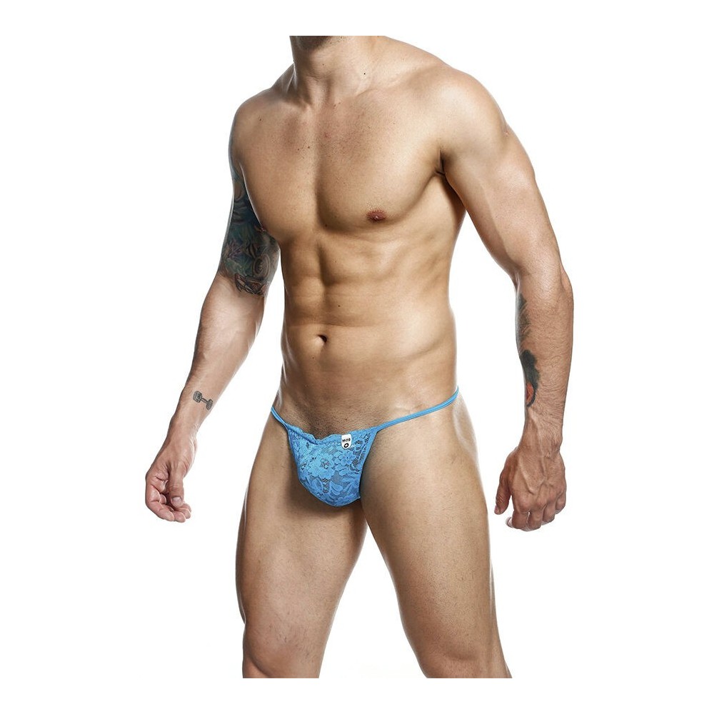 MOB - TANGA DE RENDA AQUA TAMANHO L/XL