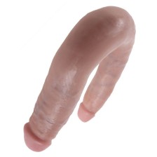 KING COCK - DOPPELPENETRATIONSDILDO 12.7 CM NATÜRLICH