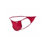 MOB - STRING EN V MICROFIBRE ROUGE TAILLE S/M