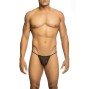MOB - TRANSPARENTER T-FÖRMIGER TANGA SCHWARZ GRÖSSE L/XL
