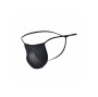 MOB - TANGA T-SHAPED TRANSPARENTE PRETA TAMANHO P/M