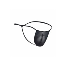 MOB - TRANSPARENTER T-FÖRMIGER TANGA SCHWARZ GRÖSSE S/M