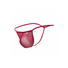 MOB - ROTER T-FÖRMIGER TRANSPARENTER TANGA GRÖSSE S/M