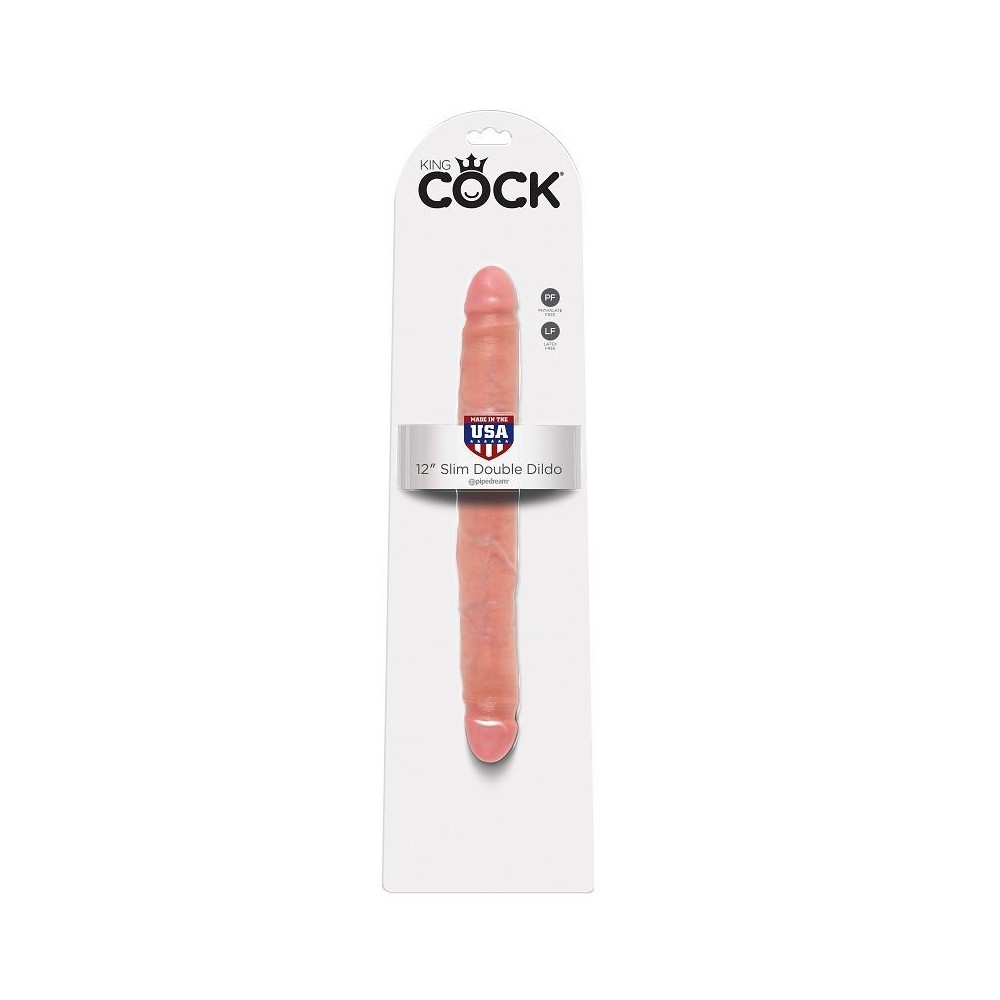 KING COCK - GODE DOUBLE NATUREL 30 CM