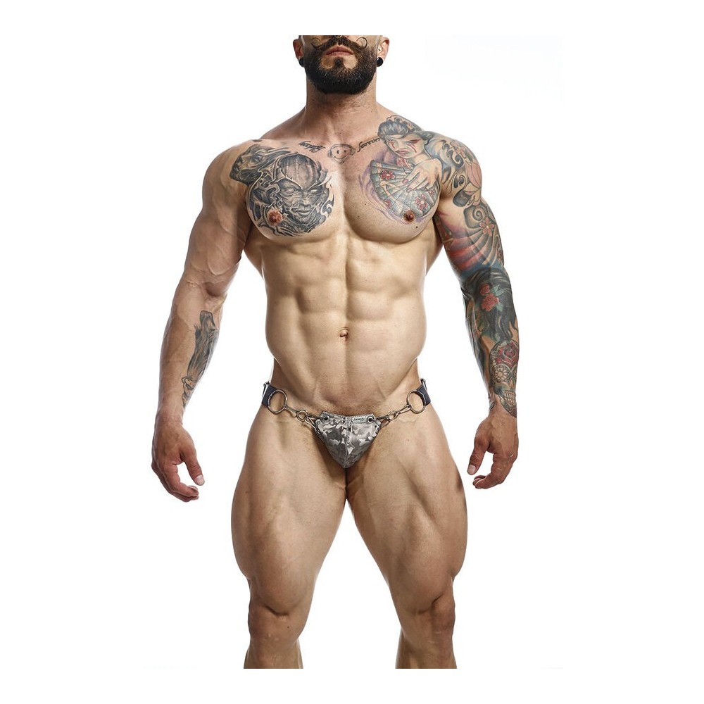 MOB - DNGEON SNAP JOCKSTRAP GRAU EINE GRÖSSE