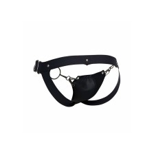 MOB - DNGEON JOCKSTRAP NERO A PRESSIONE TAGLIA UNICA
