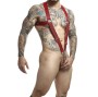 MOB - DNGEON CROSS BACK HARNESS VERMELHO TAMANHO ÚNICO