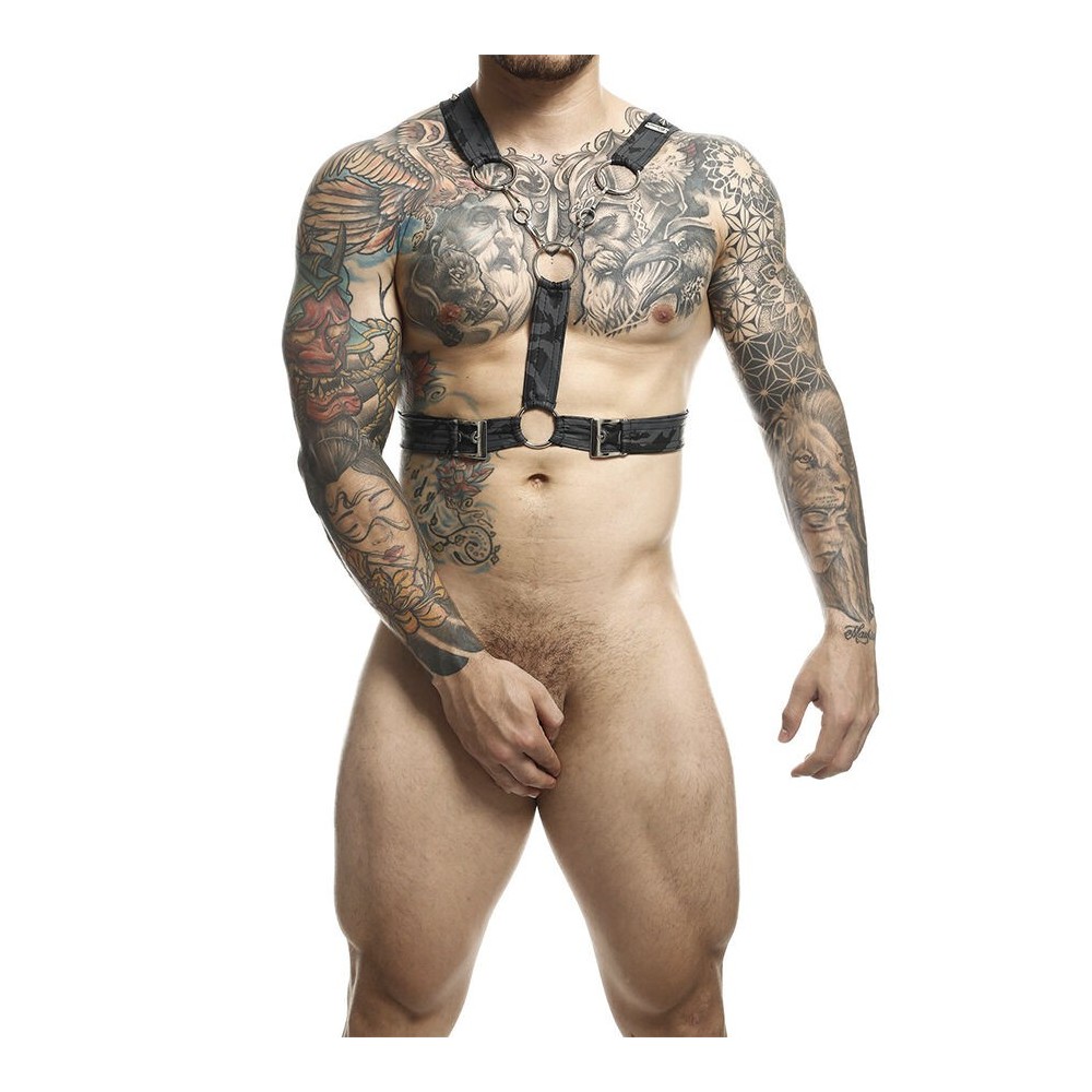 MOB - DNGEON SILVER HARNESS WITH CHAINS ONE SIZE