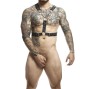 MOB - DNGEON SILVER HARNESS WITH CHAINS ONE SIZE