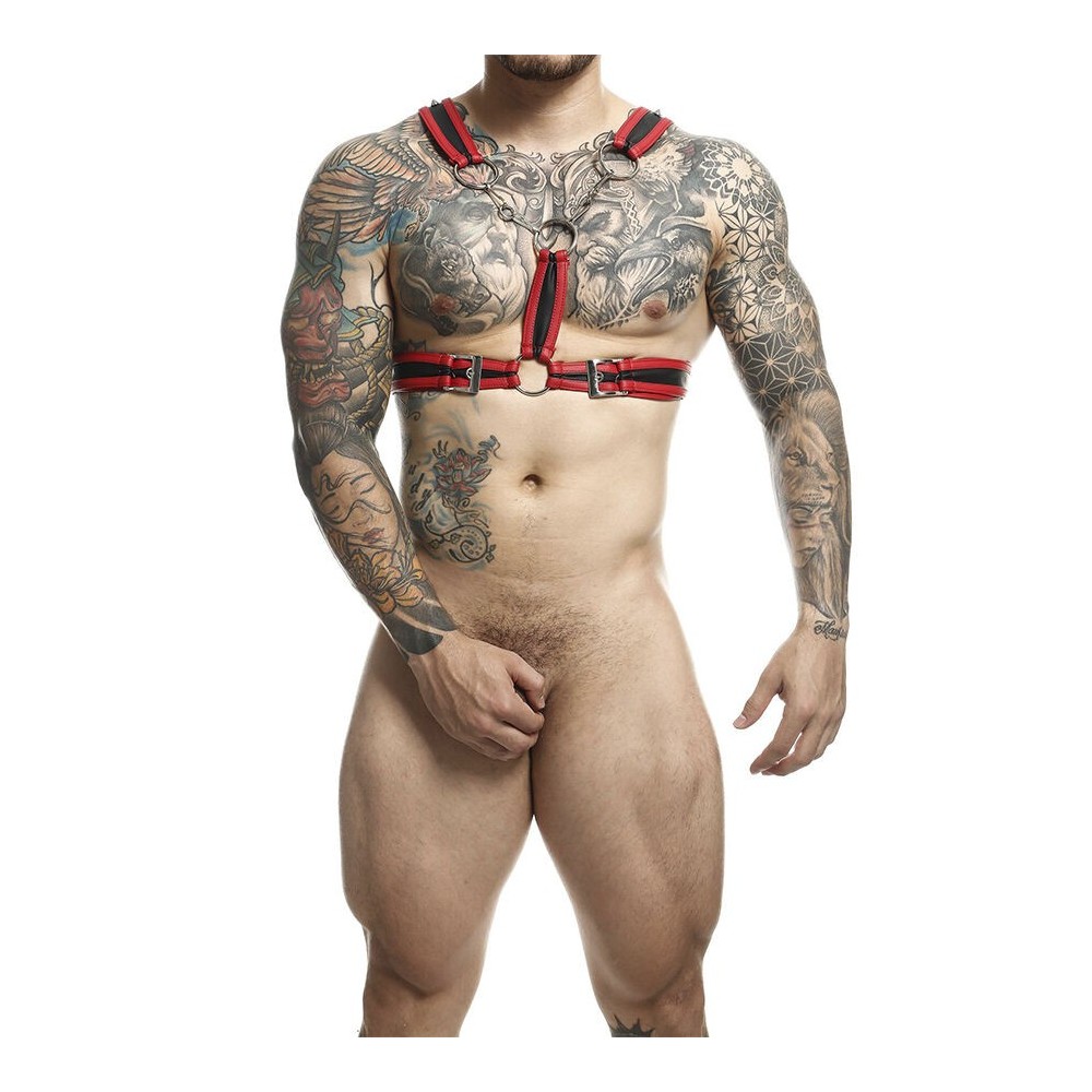 MOB - DNGEON RED HARNESS WITH CHAINS ONE SIZE