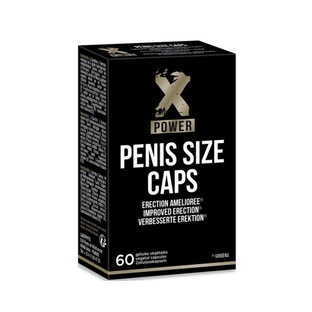 XPOWER - PENIS SIZE CAPS FOR IMPROVED ERECTIONS 60 CAPS