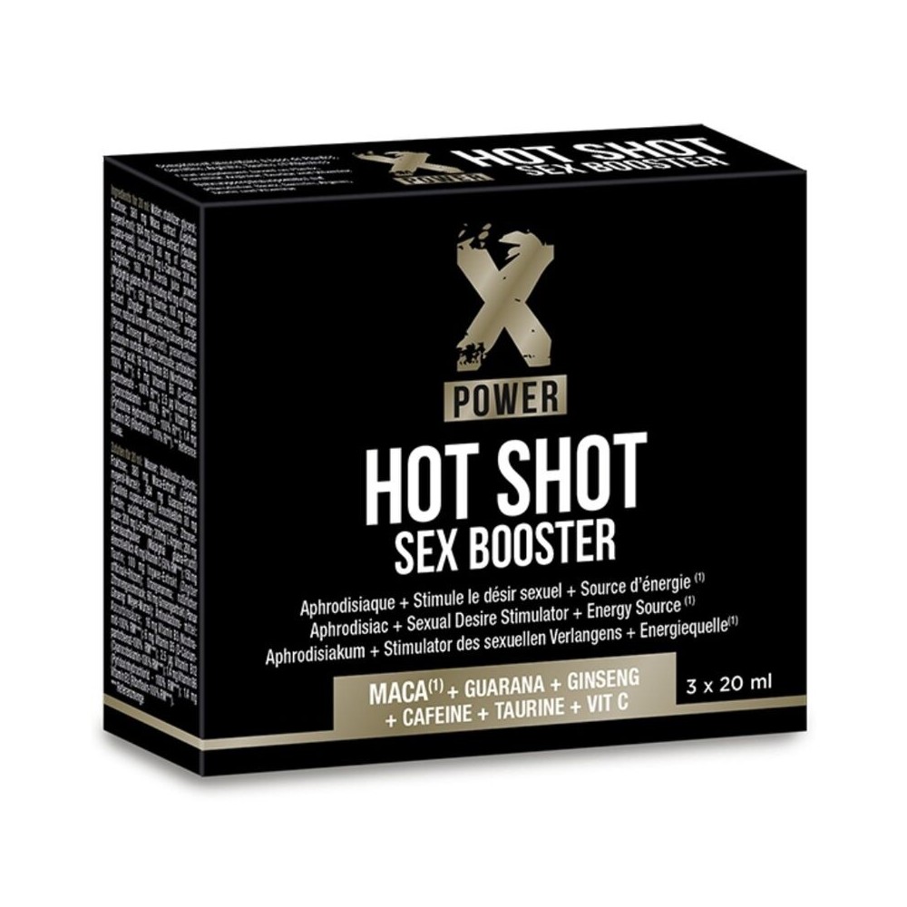 X POWER - HOT SHOT SEX BOOSTER STEIGERT DIE LIBIDO 3 X 20 ML