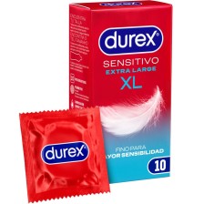 DUREX - SENSITIVE XL-KONDOME 10 ÜBERLANG EINHEITEN