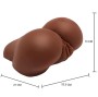 ACT - BIG ASS WITH VIBRATOR MARRON