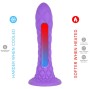 SILEXD - DREAMY DILDO FANTASY SILICONE LÍQUIDO TERMORATIVO VIOLETA 18,5 CM