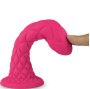 SILEXD - DREAMY DILDO FANTASY SILICONE LÍQUIDO TERMORATIVO FÚCSIA 18,5 CM