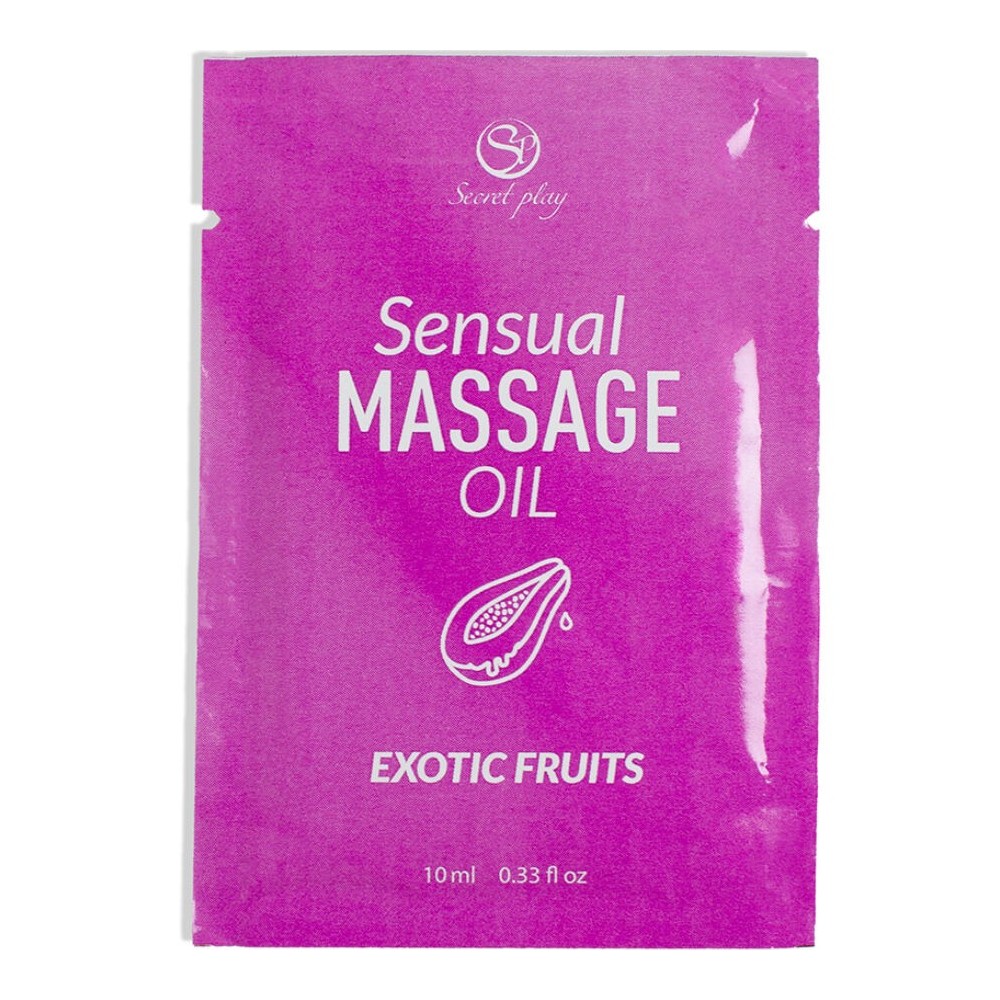 SECRETPLAY - ÓLEO DE MASSAGEM DE FRUTAS EXÓTICAS EM DOSE ÚNICA 10 ML