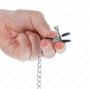 KINK - FLAT CHAIN NIPPLE CLAMPS SILVER 34 CM